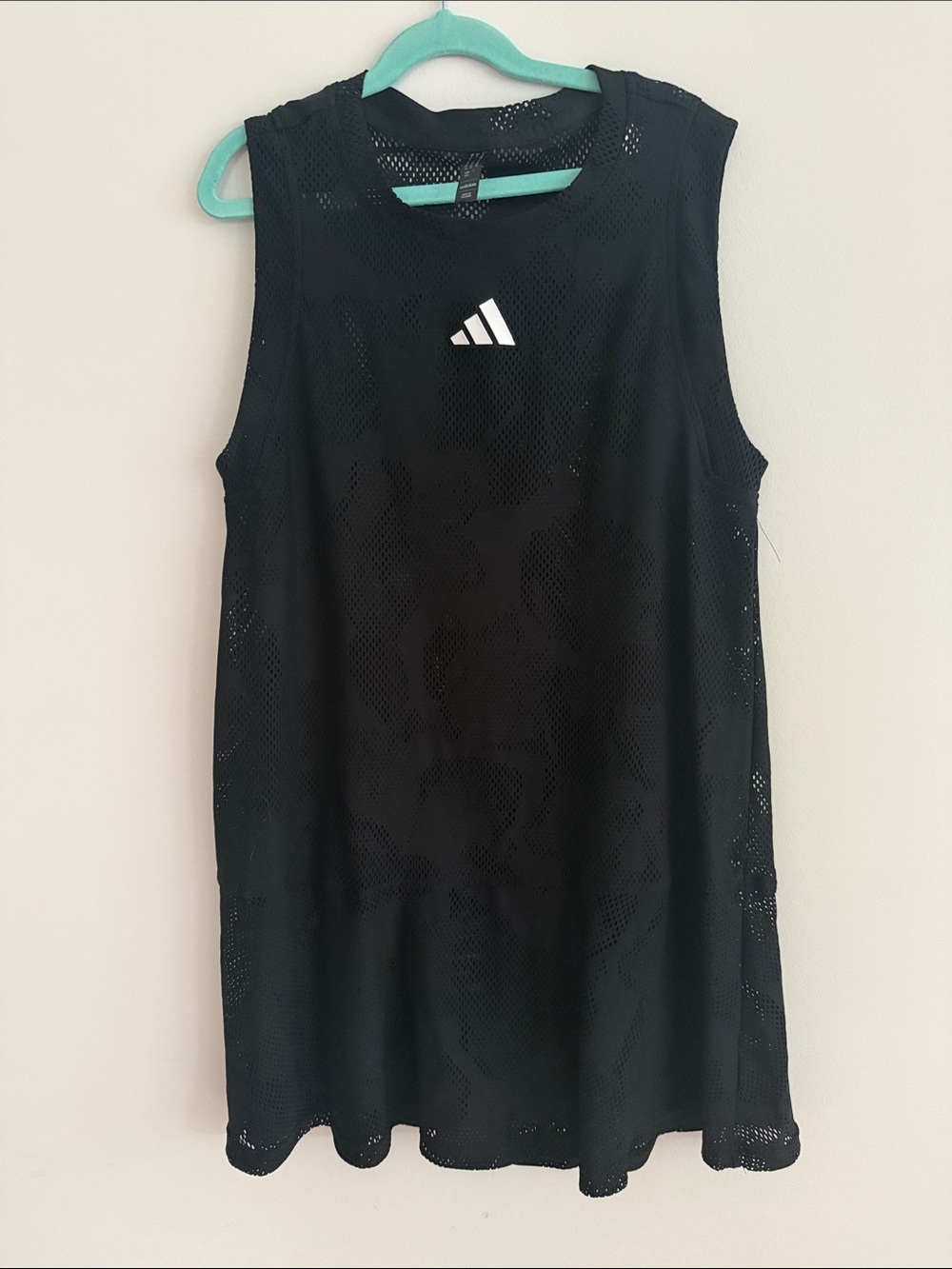 adidas Black Mesh Athletic Tennis/Pickle Dress (with sports bra/biker shorts)